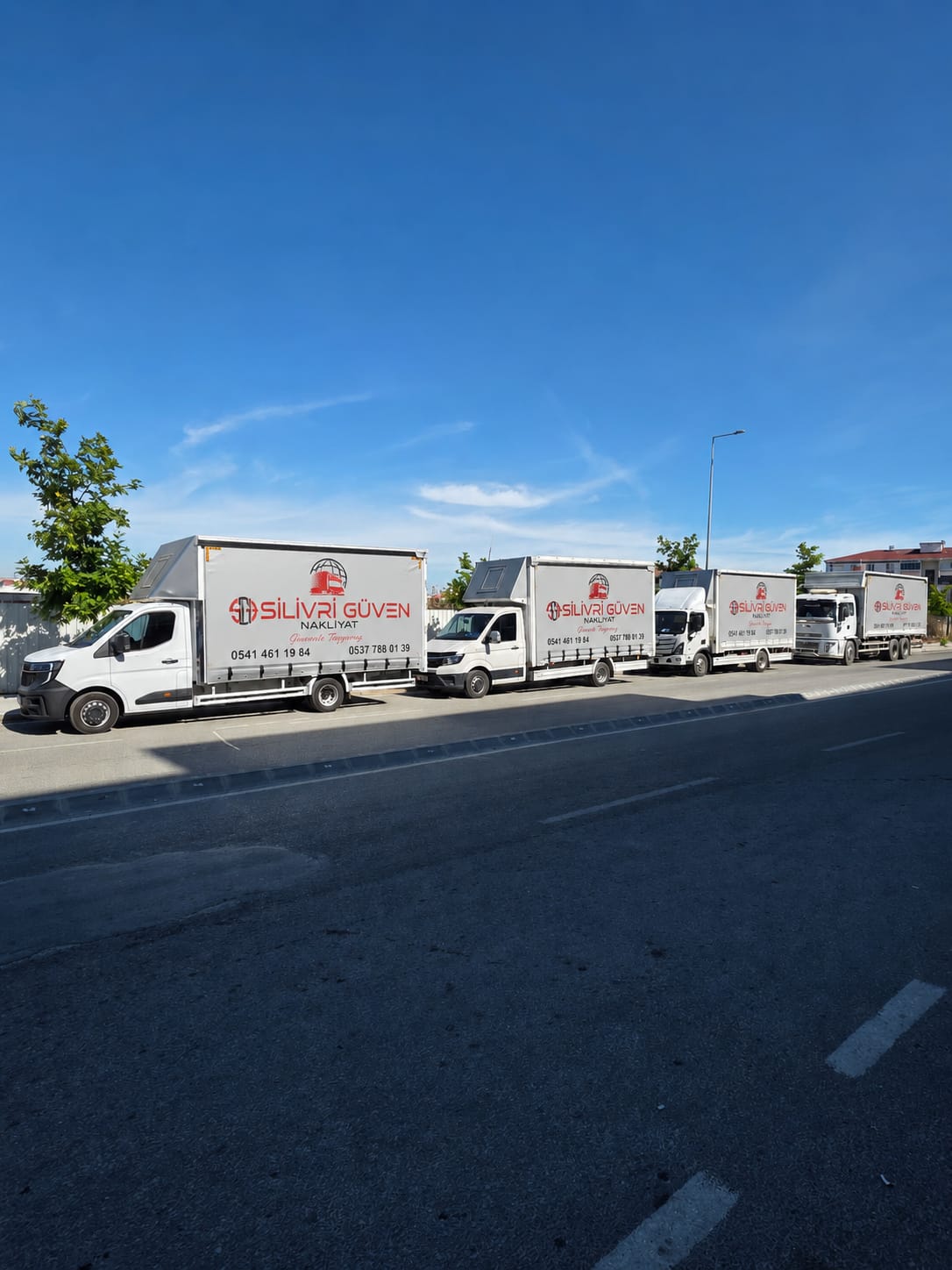 Silivri Güven Nakliyat araç filosu